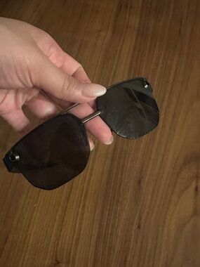 Oakley Black Rimless Sunglasses